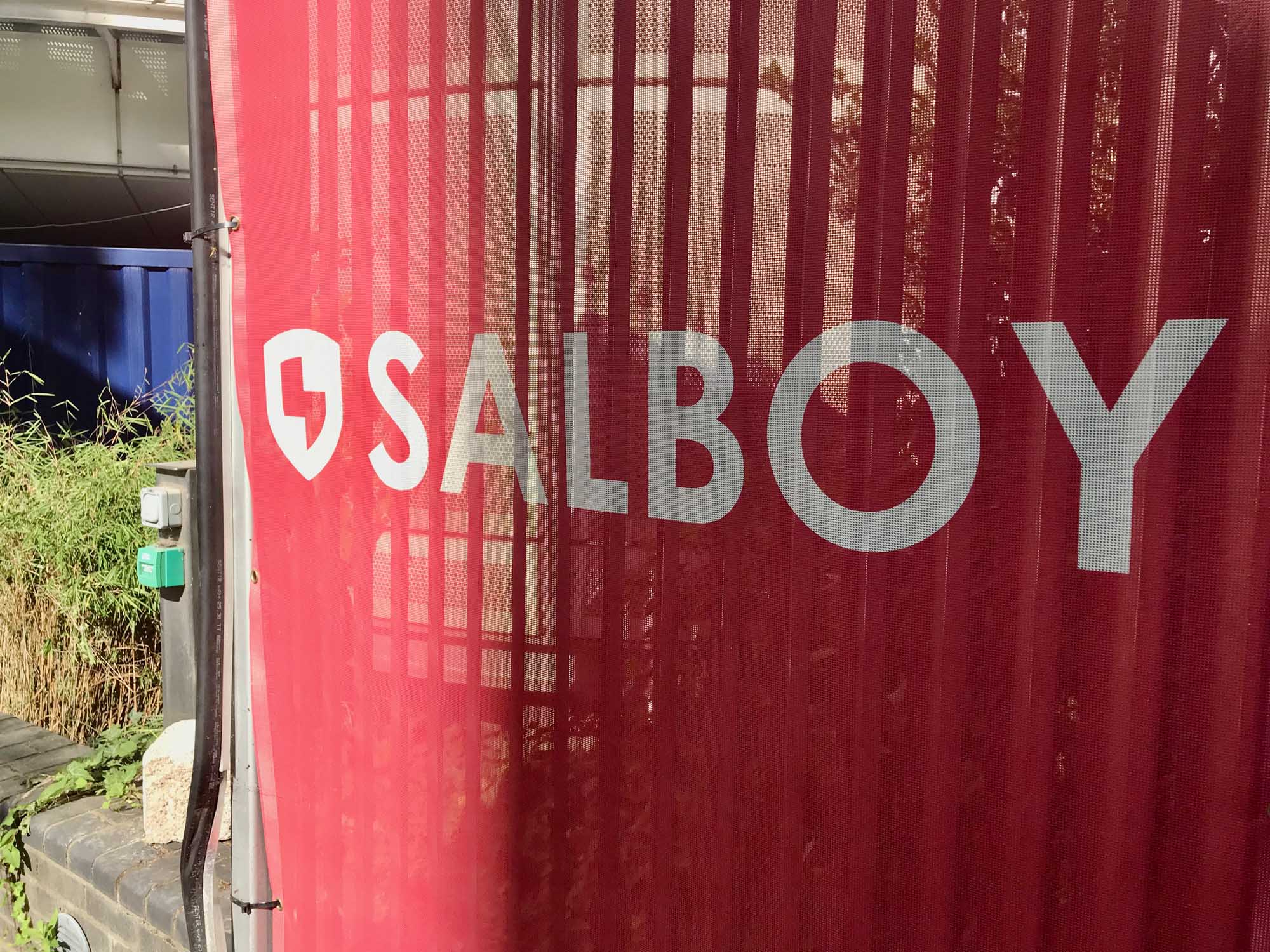 developer salboy logo hoarding
