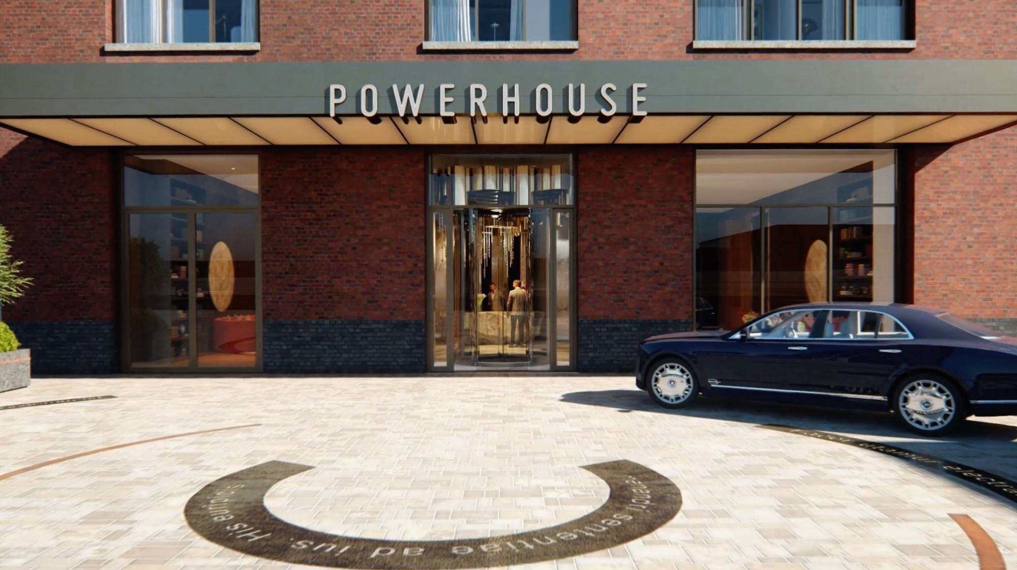 Entrance CGI Powerhouse at Chelsea Waterfront