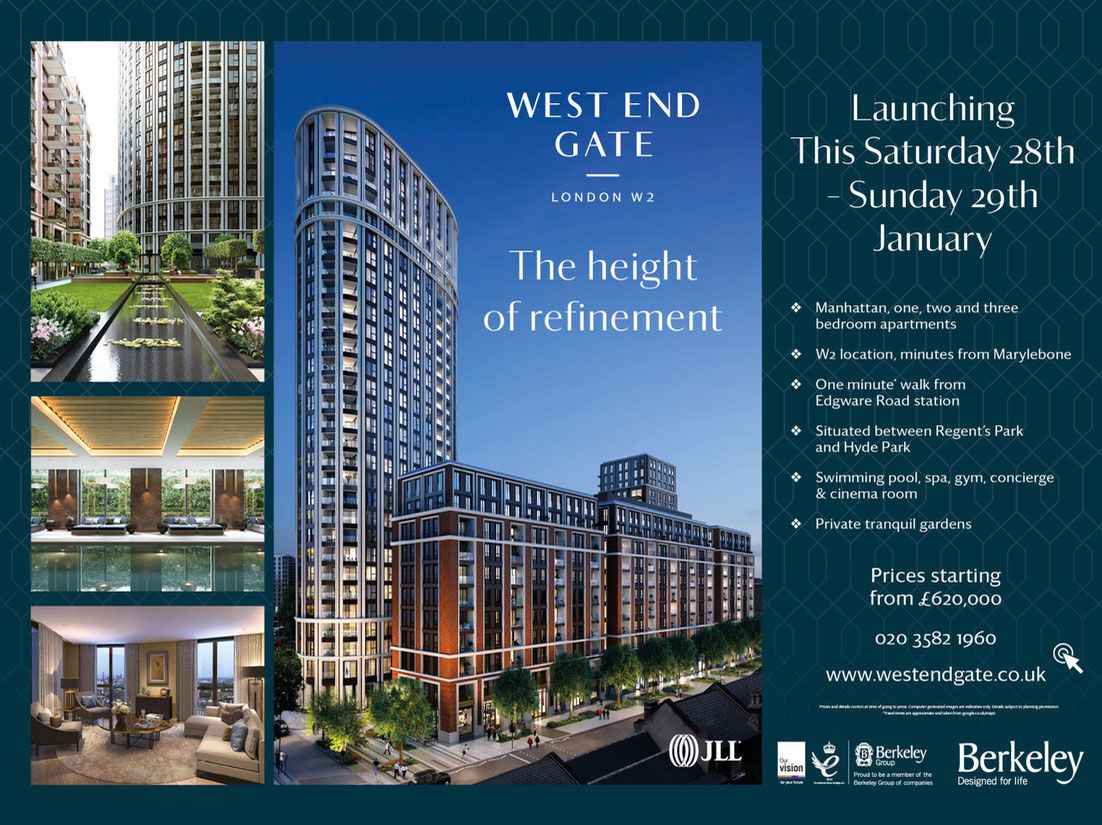 west end gate development ad in metro