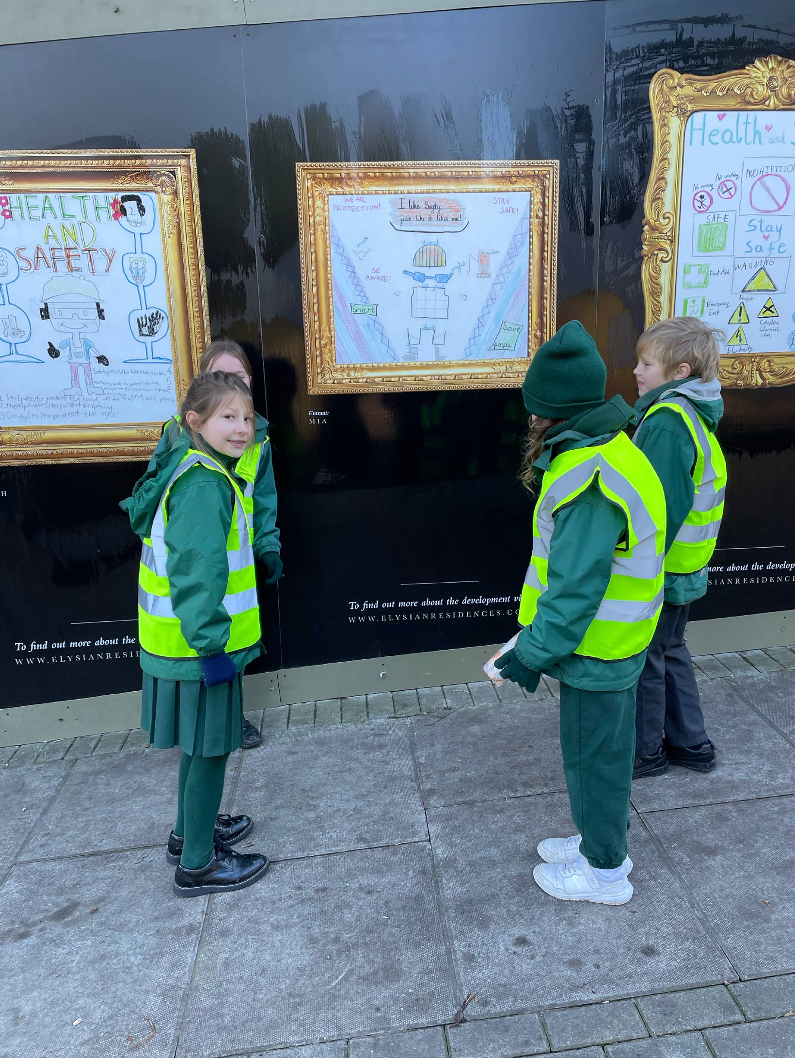St Agnes Pupils Collaborate with Elysian Residences on Safety Drawings for The Oren Construction Site