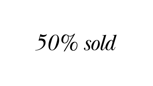 50% sold