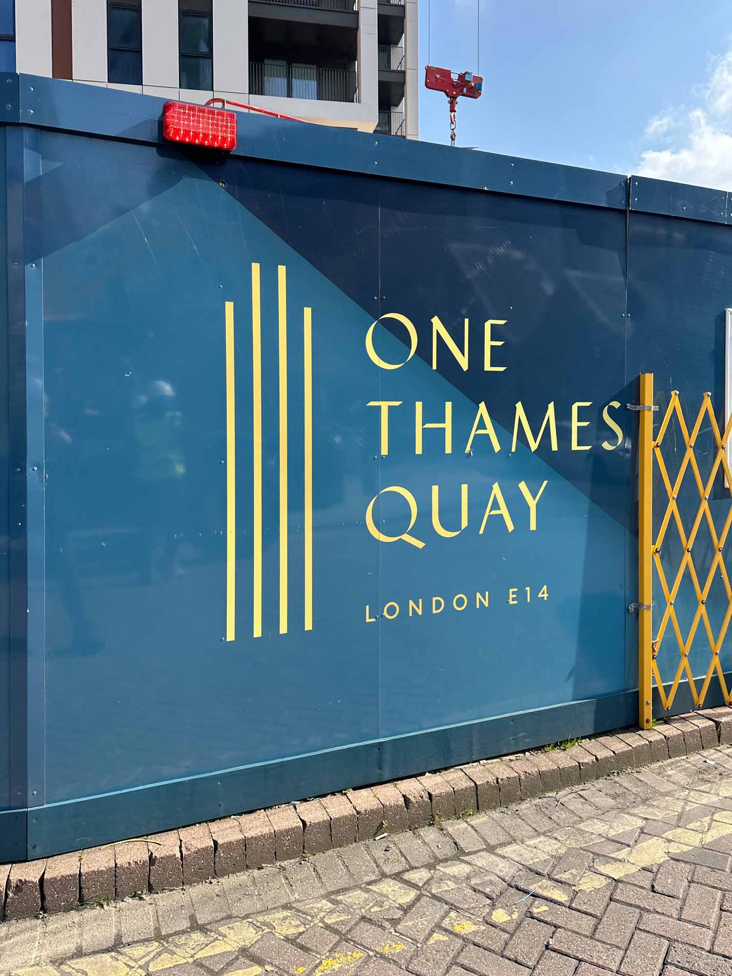 March 2024 photo update from One Thames Quay E14