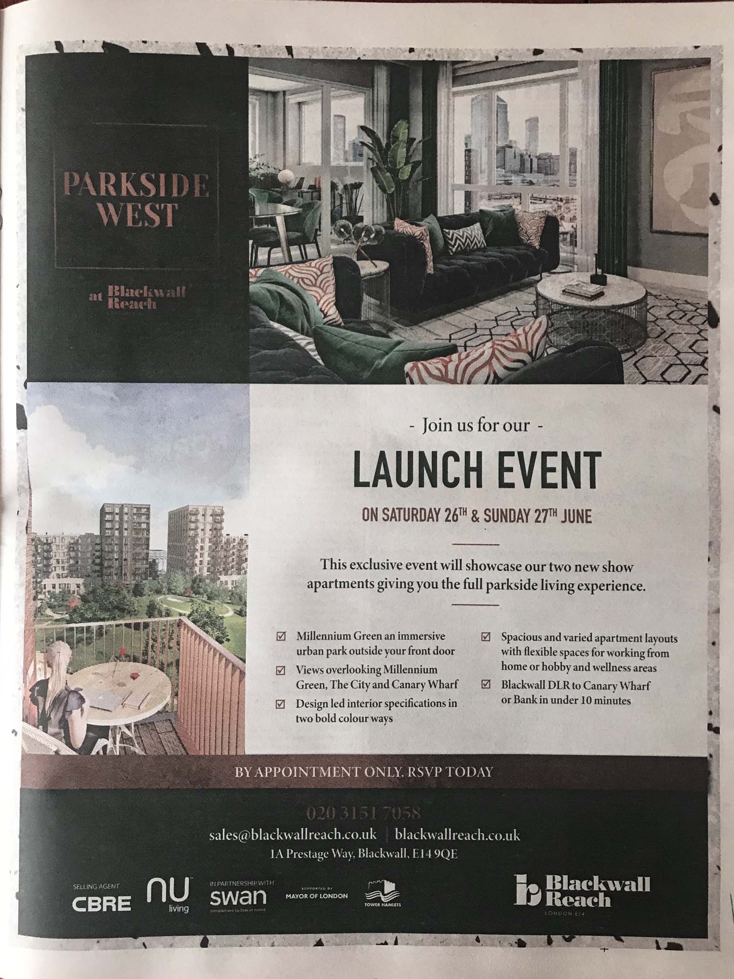Parkside West Launch Event