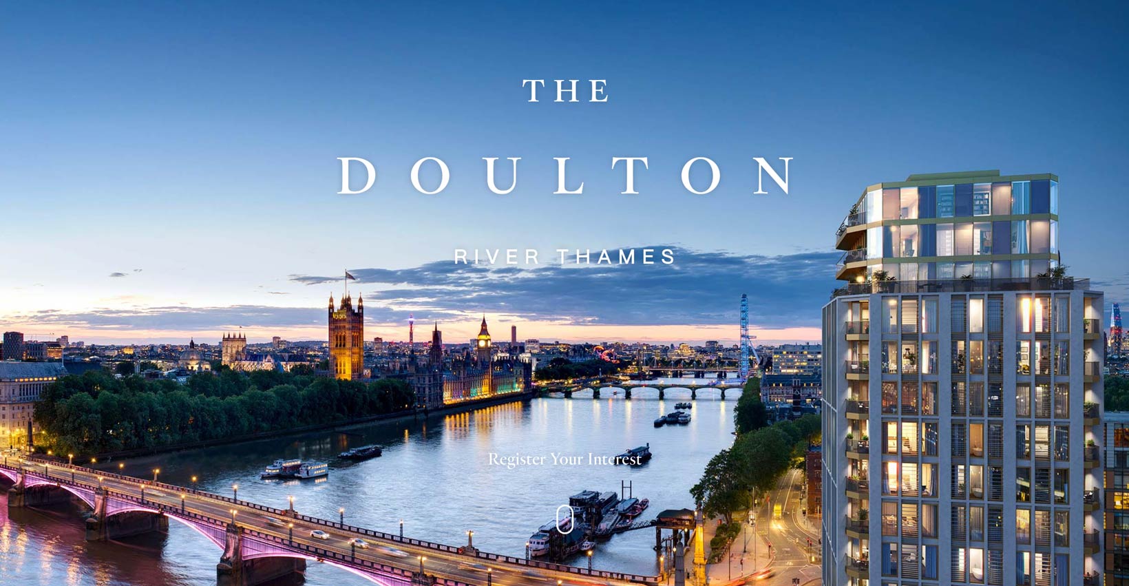 Register your interest in the new homes at The Doulton