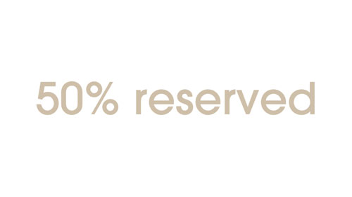 50% reserved