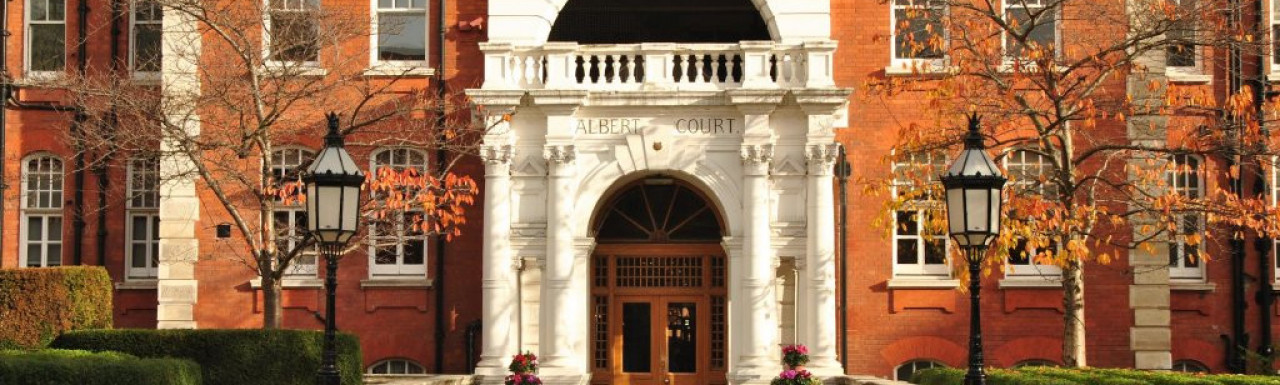Entrance to Albert Court in November 2013