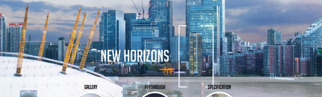 Screen capture of Horizons development  website at www.telfordhomes.plc.uk/horizons.