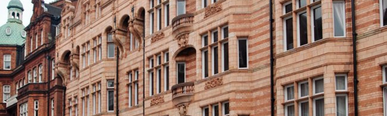 128 Mount Street building in Mayfair, London W1.