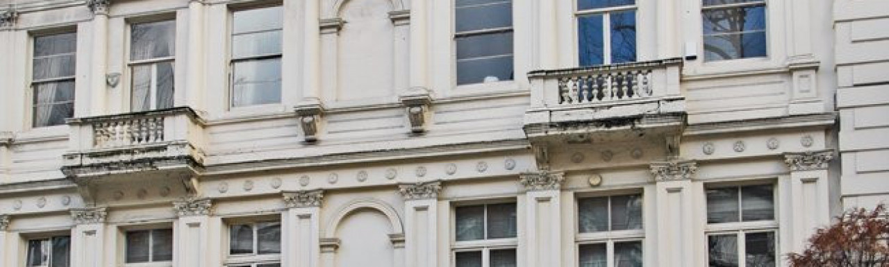 1&2 Hyde Park Gate building in South Kensington off Kensington Road.