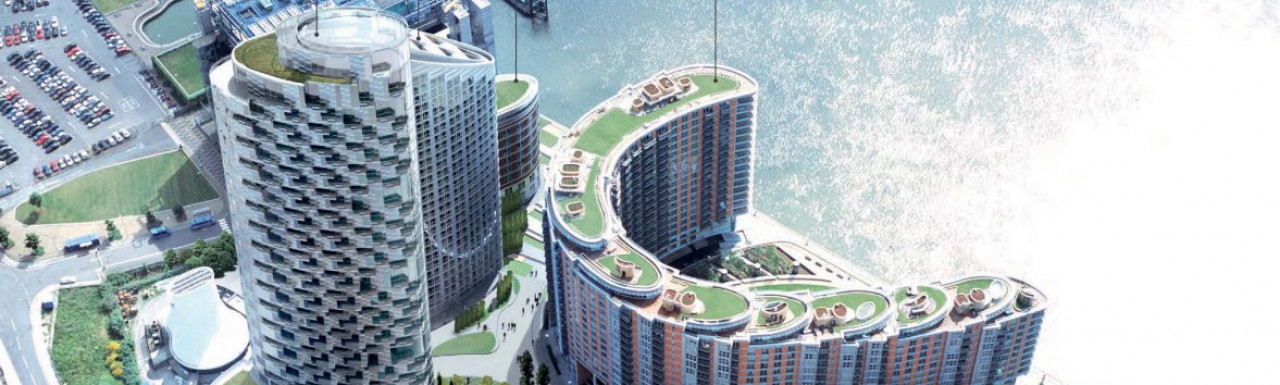 New Providence Wharf CGI in the brochure at providencetower.com