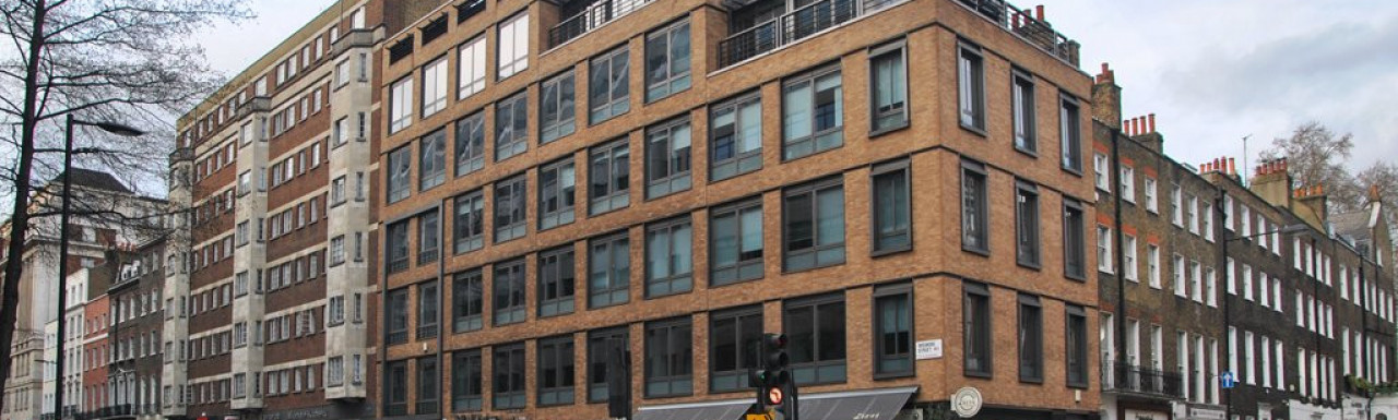 110-116 Wigmore Street building in 2014.