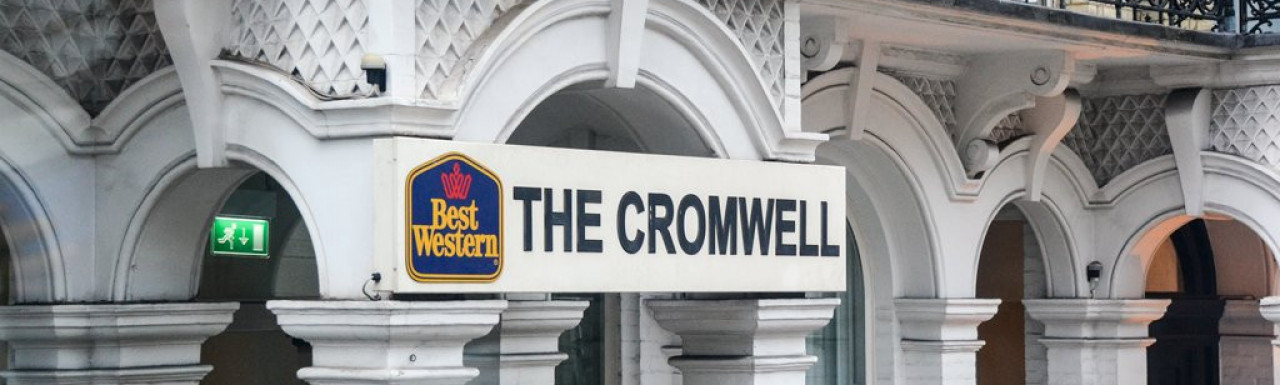 The Cromwell hotel at 110 Cromwell Road in South Kensington, London SW7.
