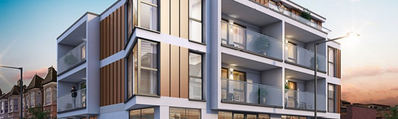 Verge Apartments CGI on IPE Developments website at ipe-developments.com; screen capture.