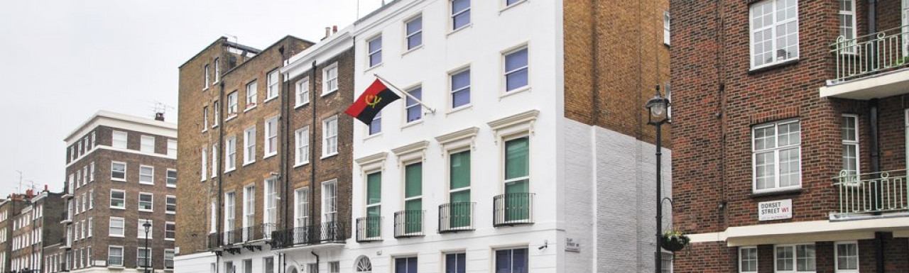 Embassy Of The Republic Of Angola at 22 Dorset Street in 2014