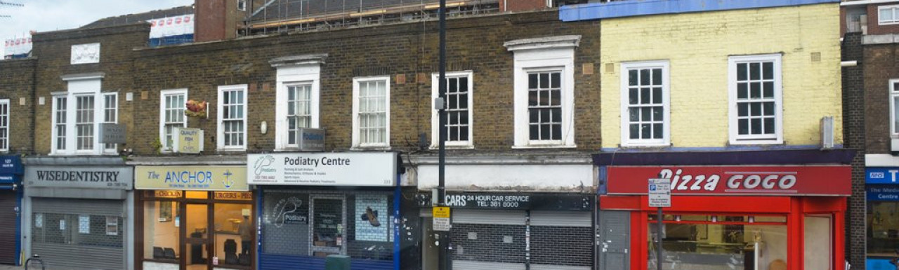 Podiatry Centre at 133 Lillie Road in London SW6