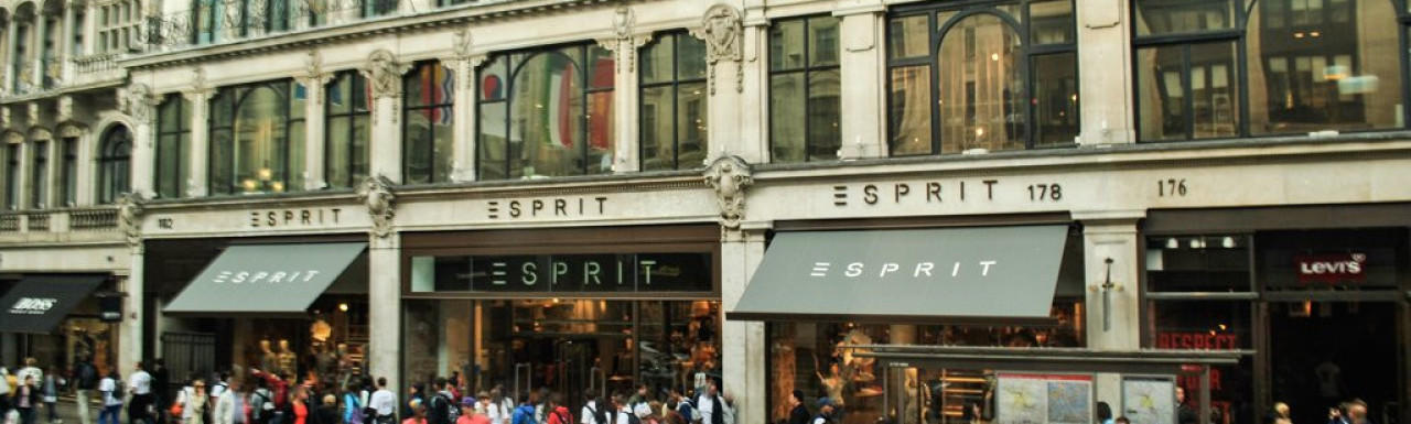 Esprit at 178 Regent Street in 2012