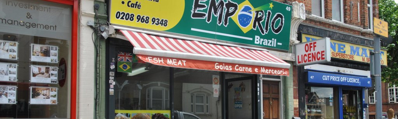Emporio Brazil at 49 Chamberlayne Road in July 2013.