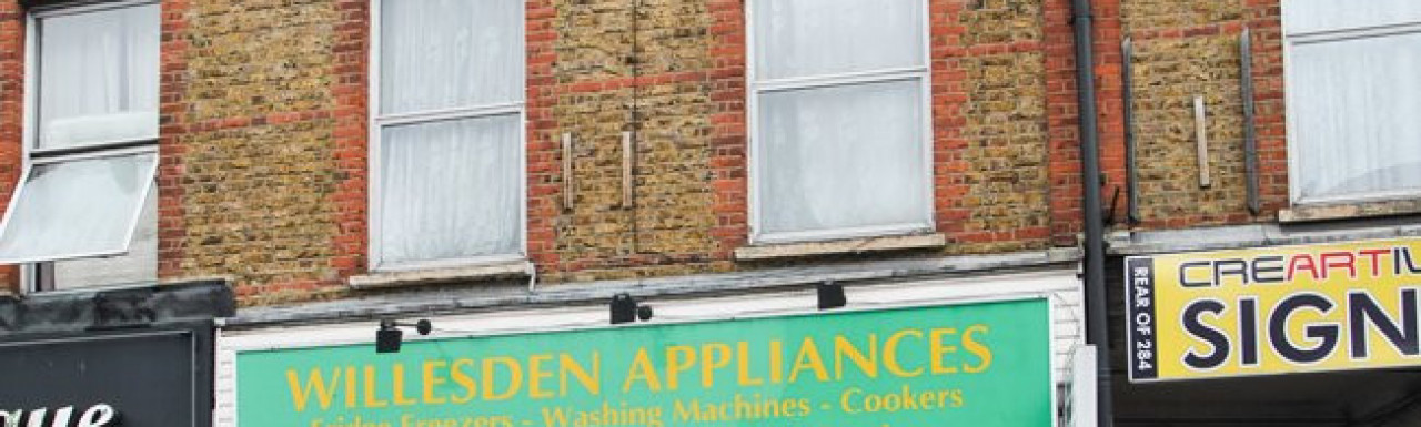 Willesden Appliances at 284 High Road in Willesden.