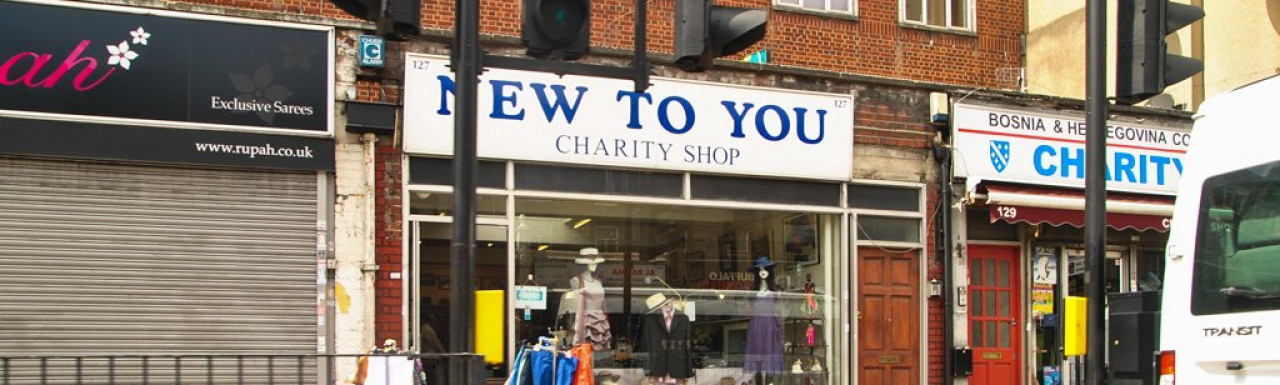 New To You charity shop at 127 Cricklewood Broadway in 2013