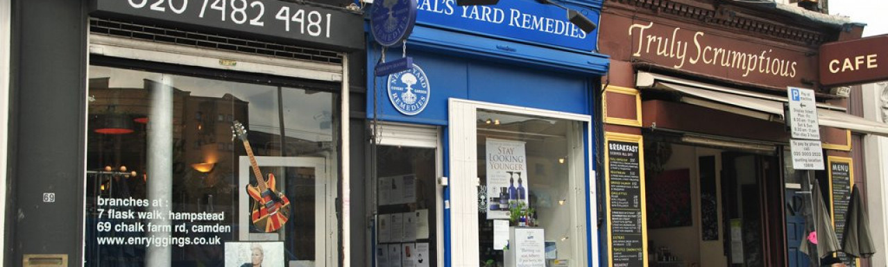 Neal's Yard Remedies shop at 68 Chalk Farm Road in 2013