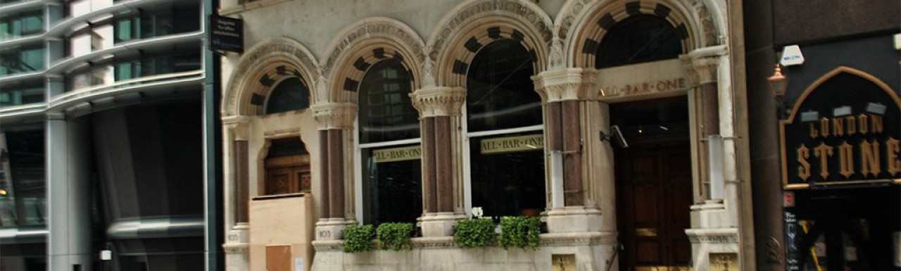 All Bar One at 103 Cannon Street in 2012