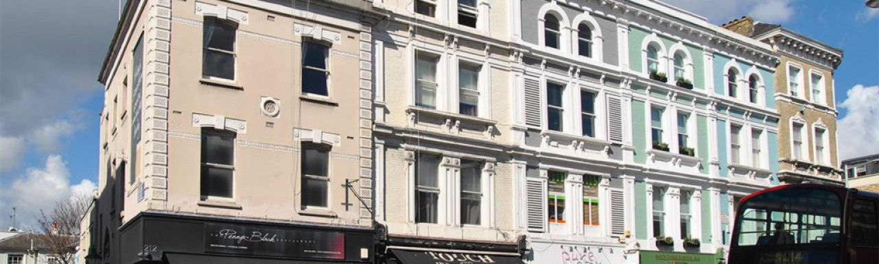 The Penny Black Restaurant - Private dinging and external catering - at 212 Fulham Road in March 2012 (now closed).