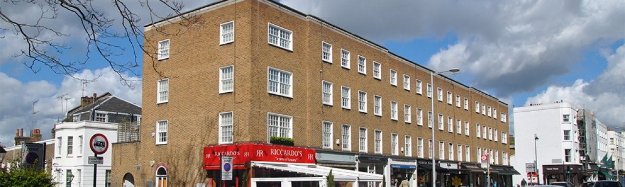 110-126 Fulham Road building in March 2014