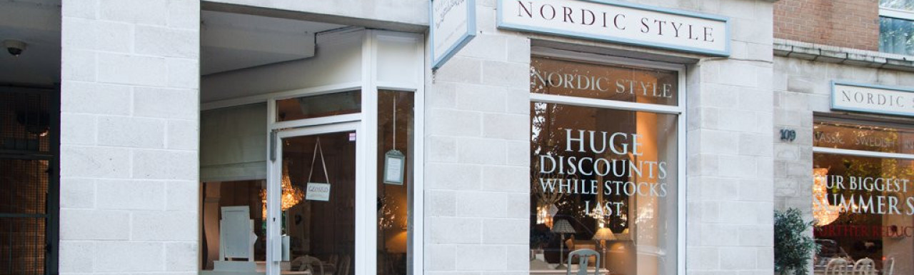 Nordic Style on Lots Road; ground floor of Westfield Close North.