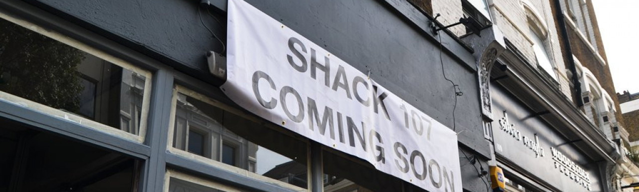 Shack 107, coming soon to 107 Westbourne Grove in Bayswater, London W2.