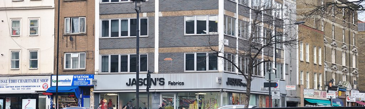 Jason's Fabrics on Edgware Road in London W2.