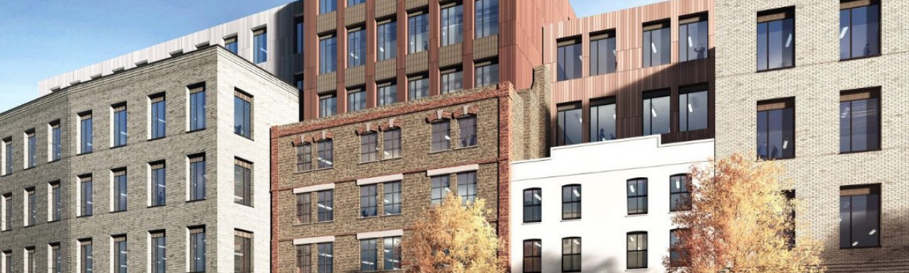 CGI of Hackney Road development by Regal Homes in London E2; screen capture from egal-london.co.uk.