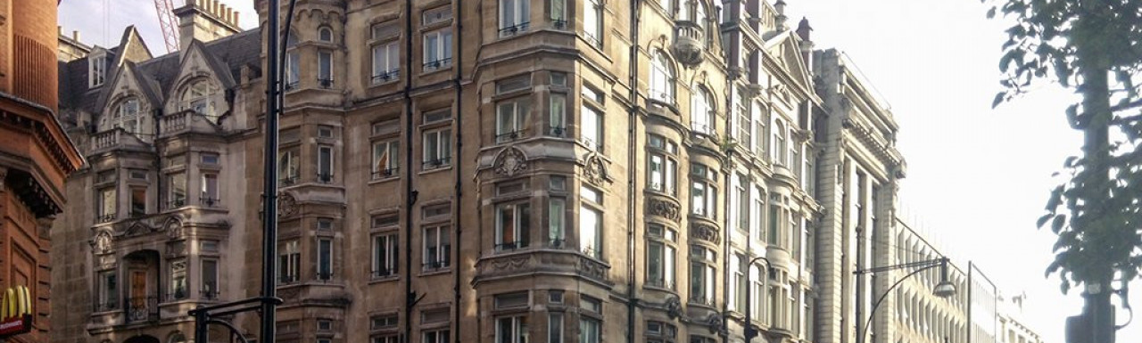 293 Oxford Street and 1-3 Harewood Place building in London W1.