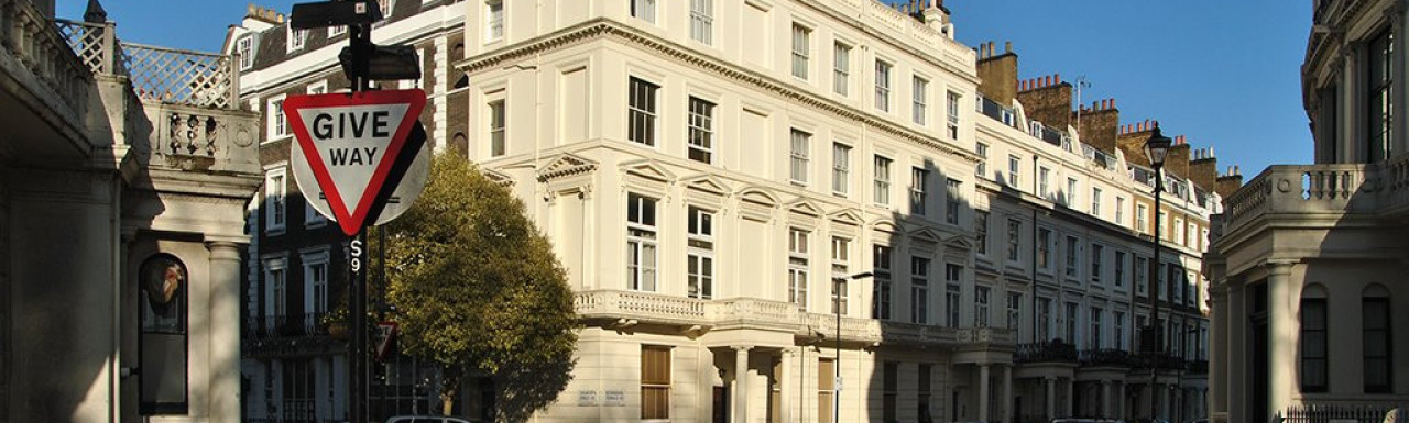 21 Devonshire Terrace building in Bayswater, London W2.
