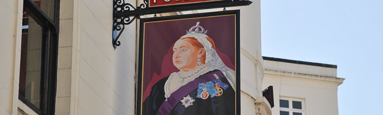 The Victoria pub was named after Queen Victoria