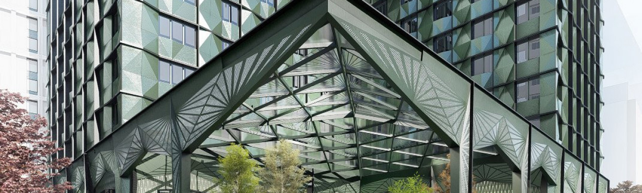 CGI of 101 George Street by HTA; screen capture from 101georgestreet.co.uk.