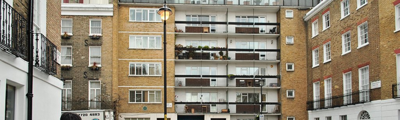 No. 1 Dorset Street apartment building in Marylebone, London W1.