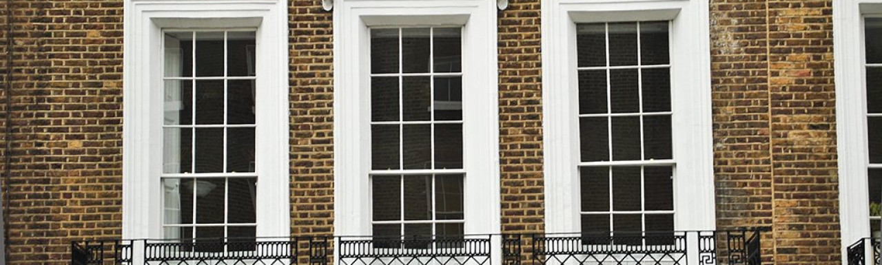 First floor windows at 19 Manchester Street.
