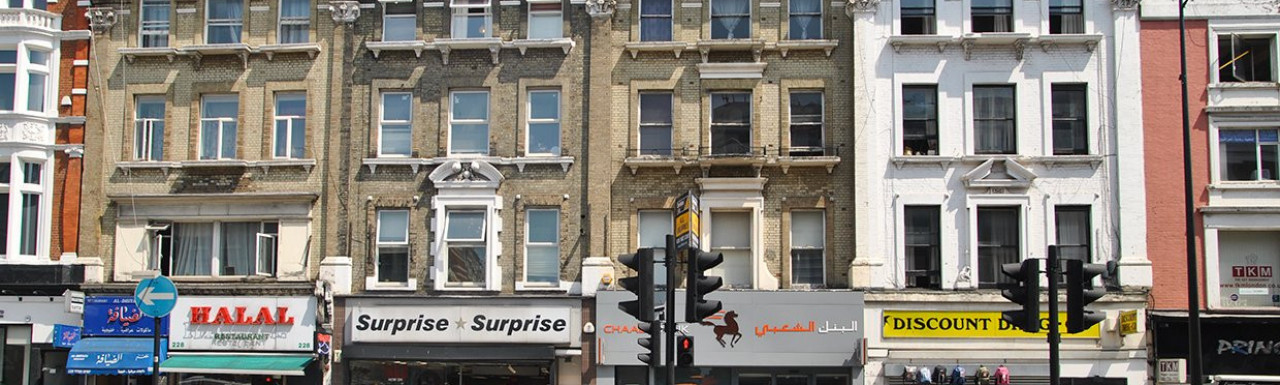 Surprise Surprise (now closed) shop at 226 Edgware Road, London W2.