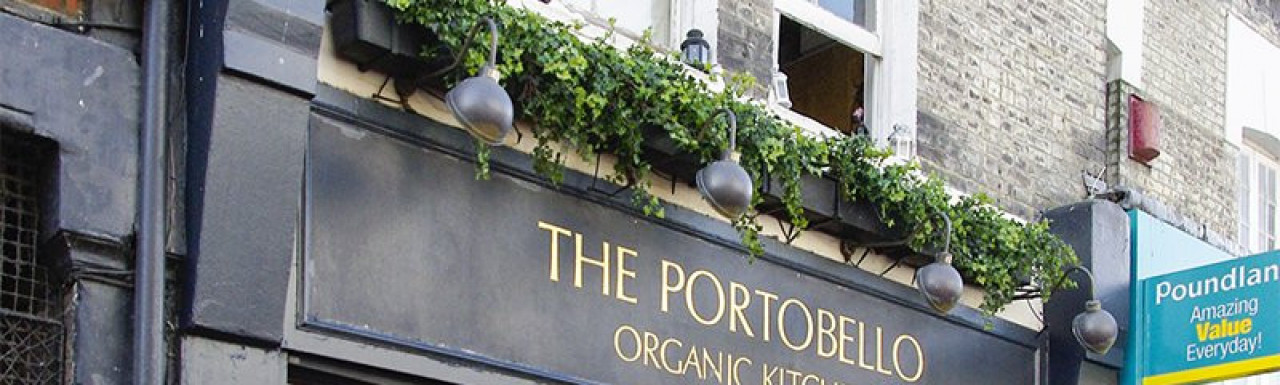 The Portobello Organic Kitchen at 207-209 Portobello Road in Notting Hill, London W11. Now closed. 