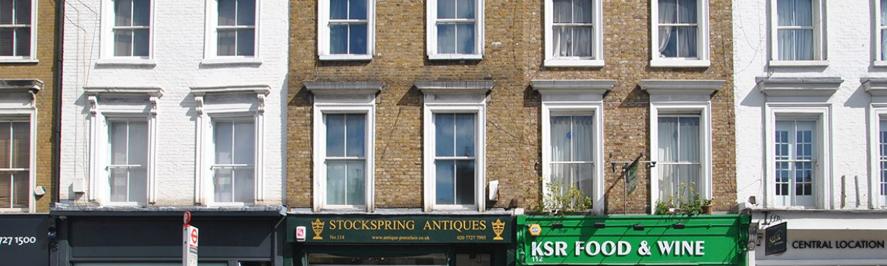116 Kensington Church Street building in Kensington, London W8.