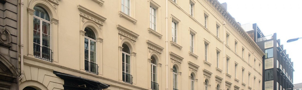 46-58 Maddox Street building in Mayfair, London W1.