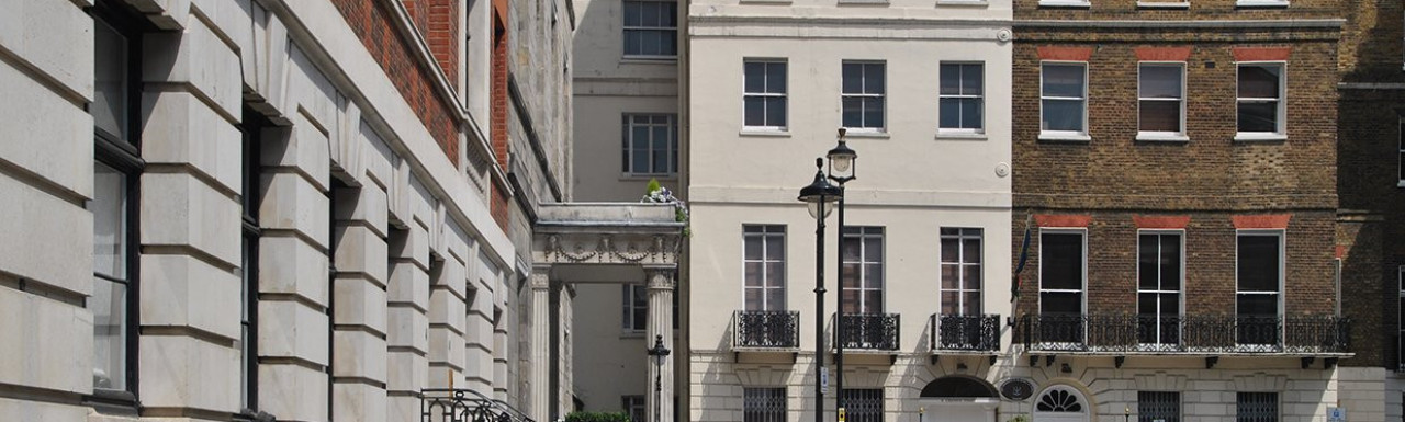 6 Chandos Street building in Marylebone, London W1.