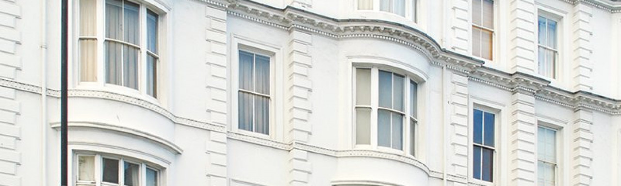 143-145 Gloucester Terrace Victorian terraced house in Bayswater, London W2.
