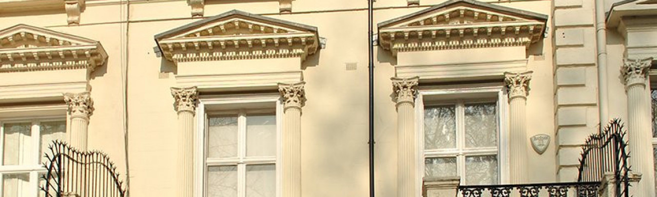 63 Westbourne Terrace Victorian terraced house in Bayswater, London W2.
