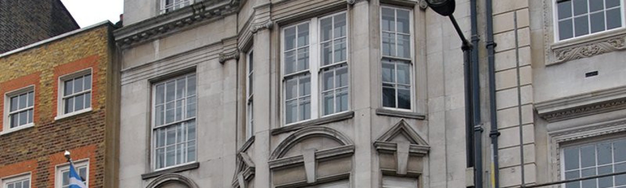 Embassy of Greece at 51 Upper Brook Street in Mayfair, London W1.
