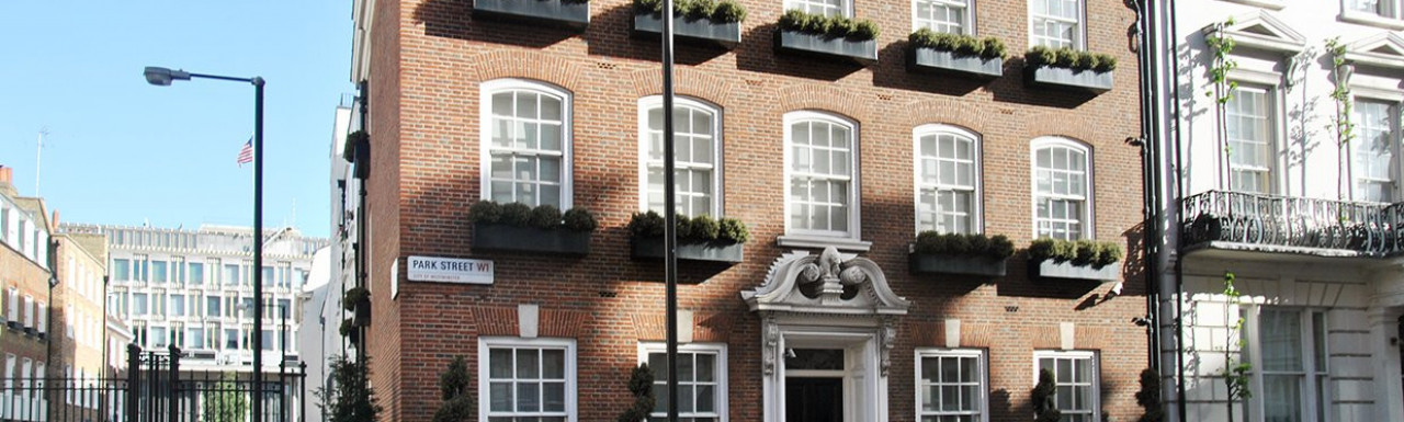 64 Park Street building in Mayfair, London W1.