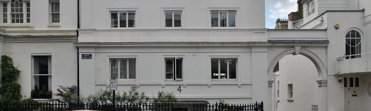 4 Gore Street building in London SW7.