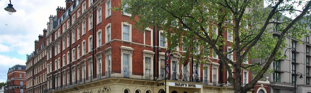 The Bailey's Hotel at 140-142 Gloucester Road in South Kensington, London SW7.