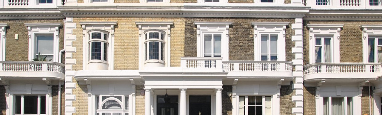 9 Neville Terrace terraced house in London SW7.