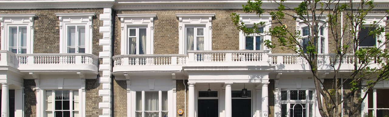 Grade II listed 7 Nevillle Terrace in London SW7.